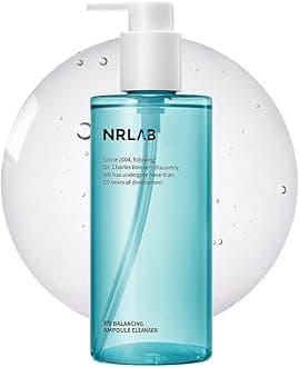 Korean Face Wash [10.14oz] - Ampoule Cleanser - NR Balancing Gentle Face Cleanser - Korean Glass Skin - Balances pH - Moisturizes & Hydrates - Anti-Aging - For All Skin Types - 6 Month Supply