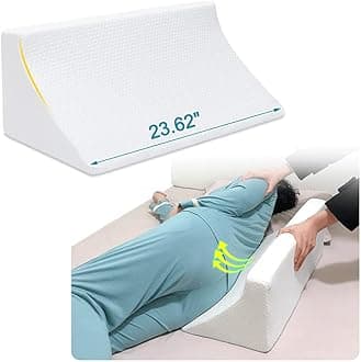 Medical Wedge for Bed Positioning Triangle Pillow for Back Support Bedsore Pressure Relief Wedges Side Sleeper Body Positioners Orthopedic Incline Pillow Bedridden Elderly Patient Ankle Bolster