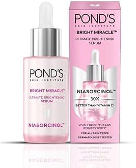 Bright Miracle Ultimate Brightening Serum with Niasorcinol | 100X better than Vitamin C | For Visibly Brighter, Spot-Free Skin in 1 Week | Lightweight & Fast Absorbing | 30ml