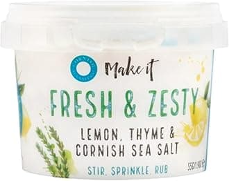 Cornish Sea Salt - Flavoured - Pinch Pots (Lemon & Thyme - 55g)