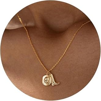 HANLI 14K Gold Plated Necklaces for Women - Dainty Butterfly, Star of David, Moon and Star, Sun, Lotus, Infinity, Hummingbird, Bee,Boots,Chill,Sunflower Pendant Designs - Elegant Jewelry for Women