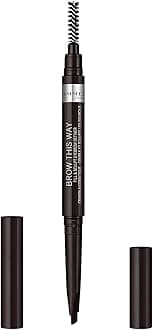 Rimmel London, Brow This Way Fill & Sculpt Eyebrow Definer, Soft Black