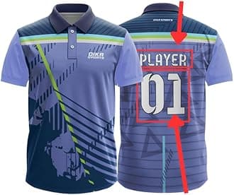 Dika SportsCustom Name and Logo Jersey Cricket t-Shirt Short Sleeve Sport t Shirt for menindian Cricket Team Jersey | 2 Year to 5XL