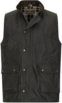 WALKER AND HAWKESMen's Wax Winchester Gilet