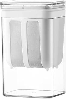 Yogurt Strainer with Lid, 1100 ML Fine Mesh Filter, Greek Yogurt Maker, White