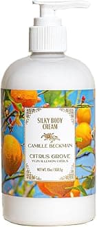 Citrus Grove Scented Silky Body Cream, Daily Moisturizer for All Skin Types, Non-Greasy Vegan Formula to Nourish and Soften Hands and Body, 13 Ounce
