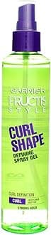 Garnier Fructis Style Curl Shaping Spray Gel Strong 8.50 oz (Pack of 3)