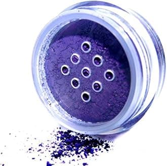 Beautiful Deep Eggplant Purple Blue Single Loose Powder Eyeshadow Powder Pigment; Talc, Paraben & Cruelty Free