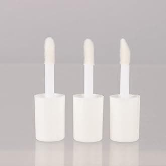 COSIDEA 10pcs Empty White 0.8ml mini lip gloss tubes Sample size lipgloss containers for sample sack lip oil DIY
