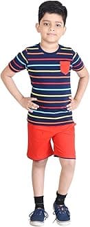 Boys Cotton Half Sleeve T-Shirt and Shorts Set