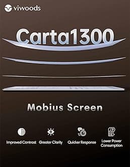 AiPaper Carta 1300 AI E Ink Tablet, 10.65'' 300PPI Electronic Notebook with Pen, Ultra-Thin 4.5mm, Lightweight 370g, 128GB Note-Taking Device