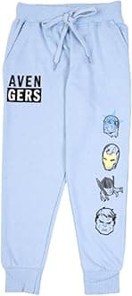 Nap Chief Kids Cotton Marvel Superhero Joggers for Boys & Girls, Track Pant Trousers for Kids Casual Wear