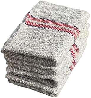 Pocha for Home Floor Cleaning, Pocha Cloth, Cotton Floor Cleaning Duster/Floor Cloth Pocha Mop, Cleaning Sets Wet and Dry, Large Size, 24X24 Inches, Set Of 6, 250 TC, White