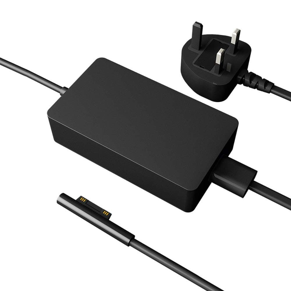 Uleecy Microsoft Surface Pro 3 4 5 Laptop Go AC Power Supply Charging Cable with 5V1A 5W USB