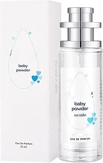 Elyven Baby Powder Perfume, Elyven Fresh Scent Perfume Fragrance Body perfume, Baby-Soft Perfume Spray 35ML/1.2 FL.0Z (1.23 Fl Oz (Pack of 1), Baby Powder)