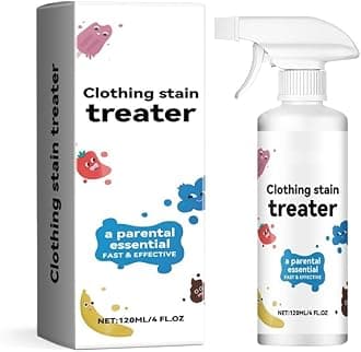 Miss Mouths Messy Eater Stain Treater Spray-Fabric Remover for Spots on Clothes, Underwear, Carpets, Linens, Laundry, Grease All color Stain Remover Fabric, Denim, Down, Jacket, Strip (New)