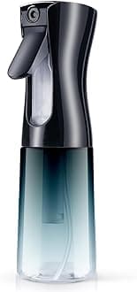 URAQT Hair Spray Bottle, Continuous Water Mister Empty Spray Bottle, Salon Hairdressing Spray Bottle, Multifunctional Fine Mist Water Spray Bottle for Plants, Pets, Home Clean, 200ML