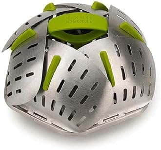 45033 Joseph Joseph Bloom Stainless-Steel Steamer Basket Folding, One-Size