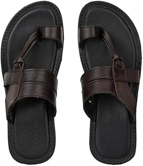 TrueYarn Genuine Leather Kolhapuri Chappals for Men | Men's Kolhapuri Slippers | Thong Sandals for Men | Leather Slippers for Men | Stylish & Comfortable