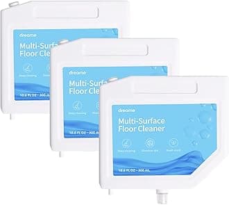 DREAME Floor Cleaning Solution, Multi-Surface Floor Cleaning Solution Compatible with L10s Ultra Robot Vacuum, Multi-Surface Floor Cleaner for Mopping Floors (10.14 Fl Oz) (3pcs)