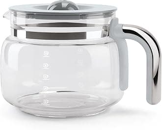 Smeg DCGC01 Jug for Overflow Coffee Maker DCF02 DCG01, Glass