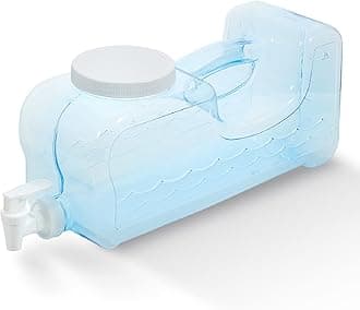 Arrow Home Products 00746 Fridge Stack Beverage Container, 5 quart, Clear