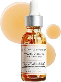 Vitamin C Serum for Face | Blend with Hyaluronic Acid, Vitamin E & Aloe Vera | Reduces Eye Bag Inflammation | Hydrating & Brightening Anti-Aging Serum | Protects Sun Damage