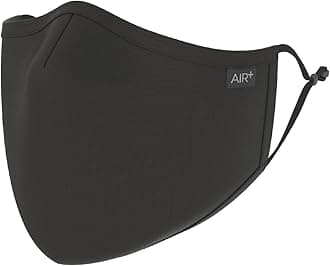 AIR+ Reusable Face Mask, Multi-Layer, Washable, Breathable, for Men & Women, Anti-fog for Glasses, Adjustable Ear Loops