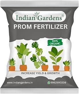 Indian Gardens - PROM Fertilizer | Phosphate Rich Organic Manure | Strong Root Growth & Flower Booster | Improves Soil Fertility - 4500 Grams
