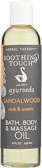 W67366S Bath and Body Oil Sandalwood, 8-Ounce