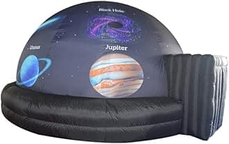 Portable Inflatable Planetarium Dome Tent for Cinema Movie and Kids School Education Equipmen, with Air Blower and PVC Floor Mat