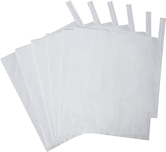 HouWanA Fruit Protection Paper Bags - 50pcs White Cover Bags, 9.4x12.6in, Protect Fruit Trees, Grapefruit, Orchard, Frost