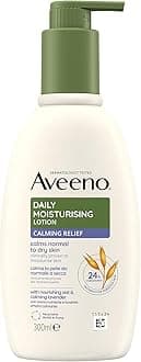 Daily Moisturising Lotion Calming Relief (1x 300ml), Soothing Body Lotion with Nourishing Oat and Calming Lavender Scent, Gentle Body Moisturiser, Calms Normal to Dry, Sensitive Skin