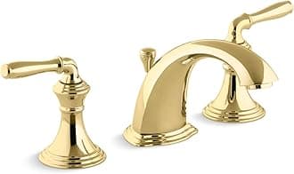 Kohler 394-4-PB Devonshire Bathroom Sink Faucet, Vibrant Polished Brass