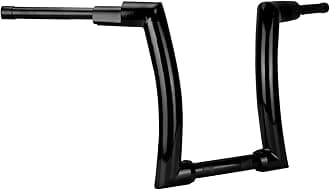 Ape Hanger Handlebar 2 inch Z Handle Bar 16 inch Rise Fit for Harley Sportster 883 1200 XL Softail FLST FXST Dyna Road King Road Glide Street Glide Electra Glide Black