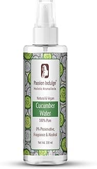 Passion Indulge Natural Face Toner- Pure Cucumber Water | Acne Removal & Reduce Skin Redness | Makeup Remover 100 ml | Pack of 2 |Skin Toner Suitable for All Skin Type
