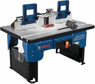 RA1141 26 in. x 16-1/2 in. Laminated MDF Top Portable Jobsite Router Table with 2-1/2 in. Vacuum Hose Port