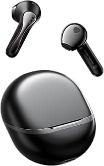 SoundPEATS Air5 Bluetooth 5.4 Wireless Earbuds, Semi in-Ear Headphons, Hi-Res APTX Lossless Sound Qualcomm Snapdragon QCC3091 Chip, 13mm Driver, 30Hrs Playtime, IPX5 Waterproof, Multipoint Pairing