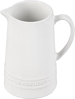Stoneware Small Pitcher, 10 oz., White