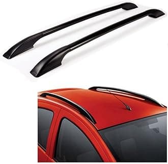 Vocado Car Drill Free Roof Rail With Adhesive Tape For Toyota Baleno (Black)