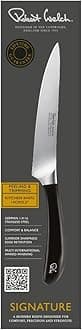 Robert Welch Signature Kitchen Knife 14cm - Multi Award Winning British Design - Crafted from The Finest German 1.4116 Stainless Steel - Suitable for Slicing Fruit and Vegetables.