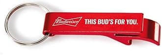 Budweiser Wrench Style Bottle Opener Keychain