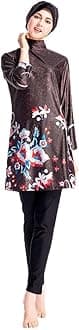 Muslim Swimsuits for Women Plus Size, Modest Islamic Arabic Swimwear Burkini Hijab
