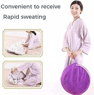 KOVFBRO Sauna Tent Portable Sauna at Home Sauna Personal Residential Steam Sauna 220V 2.8L 1500W(1.5 Years Warranty) Red