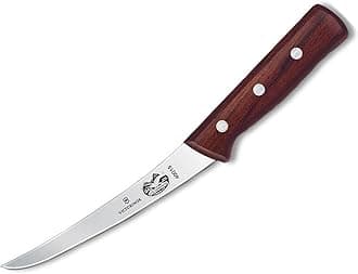 6" Boning Knife, Curved Blade, Flexible, Maple Wood Handle 5.6616.15