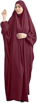 Women Muslim Dress Ramadan One Piece Prayer Garment Hijab Hooded Abaya Dubai Full Cover Islam Robe African Turkey Caftan