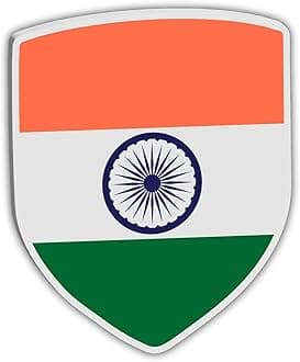 Pinzu Flag 3D Badge Emblem Logo Sticker for Cars & Bikes Vehicles (France Flag)