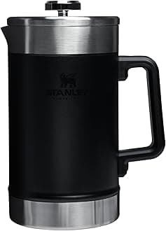 Perfect-Brew French Press 48oz Black 2.0