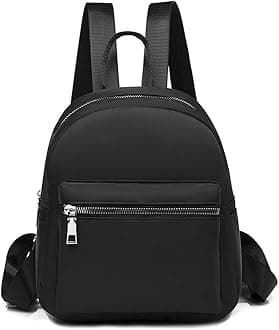 Mini Backpack Purse for women, Small Backpack Purse, Shoulder Bag for Travel (Black)