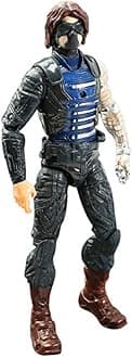 6.27 inch Movie Superhero Action Figures Toys Characters Perfect for Themed Parties for Kids Ages 3 and Up (16cm Winter Soldier)
